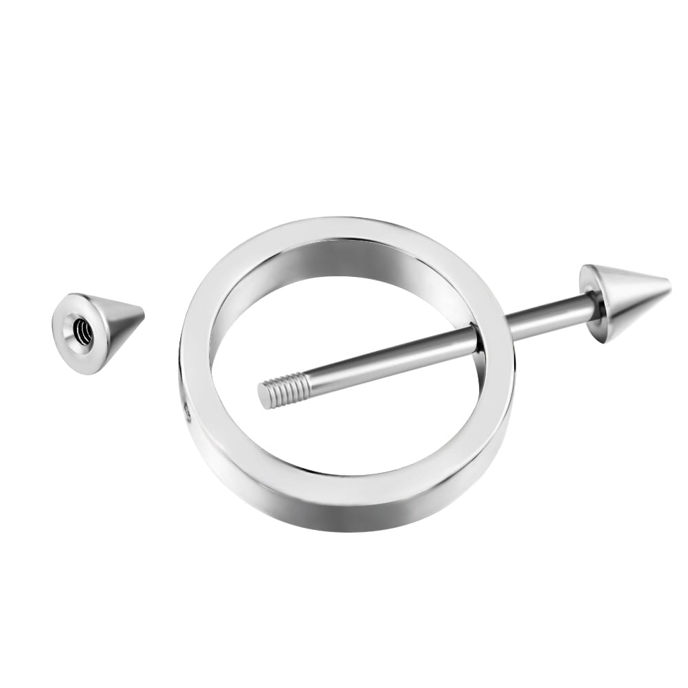 Arardo 14G 316L Stainless Steel Nipple Rings Nipple Piercing Jewelry