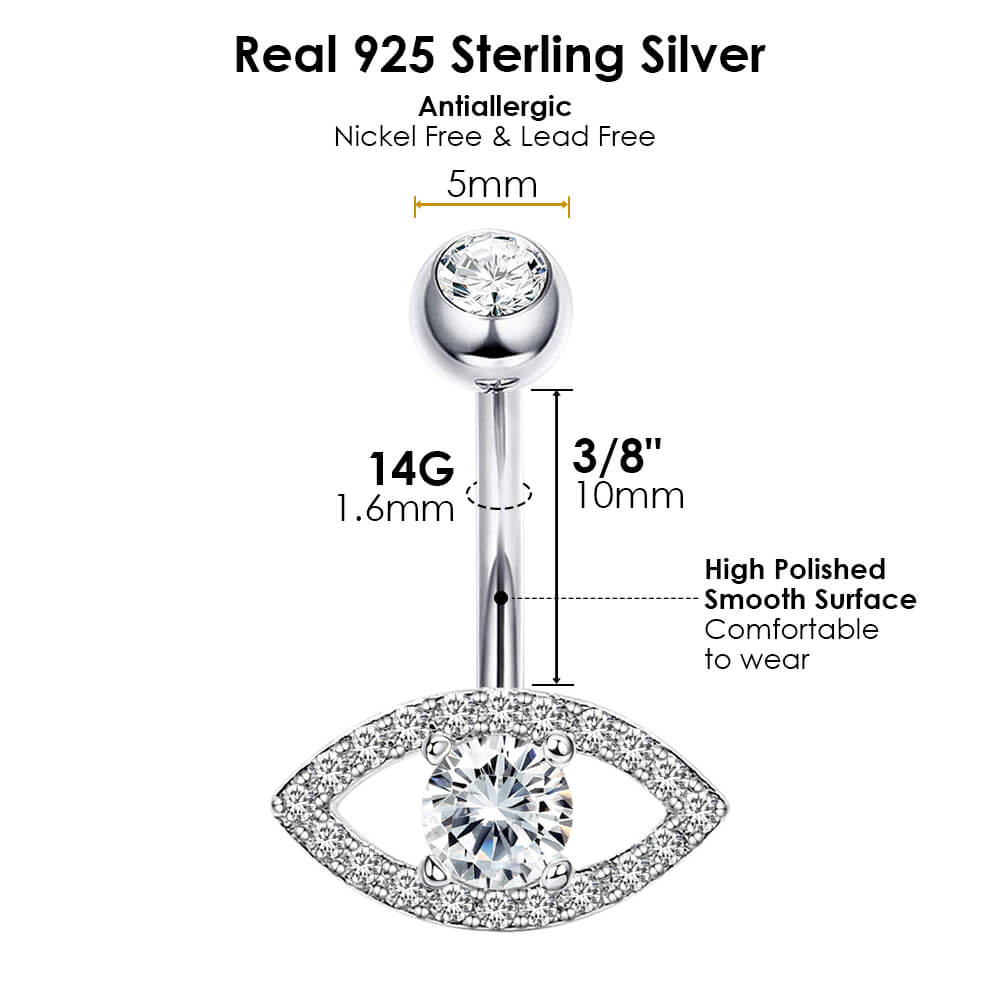 Big diamond belly on sale button ring